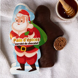 Charger l&#39;image dans la galerie, Pain d&#39;épices père Noël enrobé chocolat - la miellerie