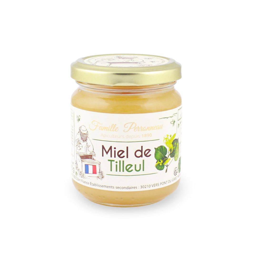 Trio Miels francais : 1 miel tilleul, 1 miel de fleur de